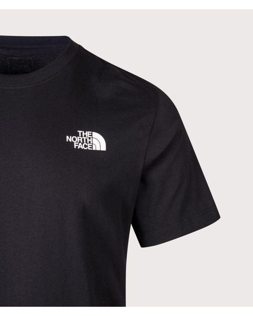 The North Face Black Regular Fit Nse Box Celebration T-Shirt for men