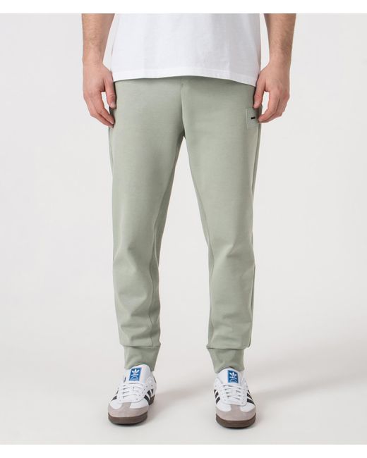 Boss Gray Regular Fit Hadiko Joggers for men