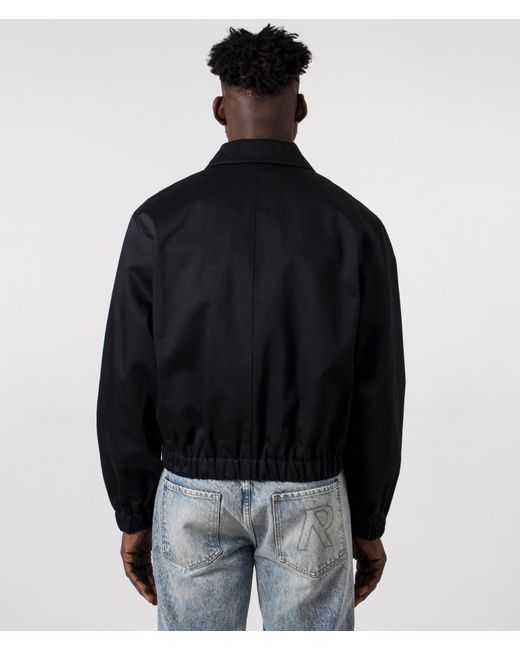 AMI Black De Coeur Zip Through Jacket for men