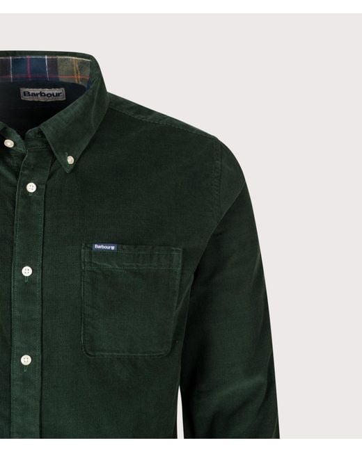 Barbour Green Ramsey Tailored Shirt for men