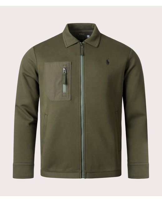 Polo Ralph Lauren Green Zip Through Bomber Jacket for men