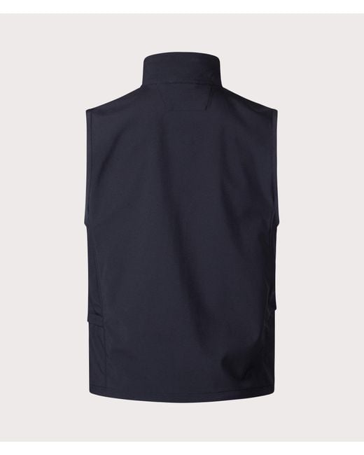 C P Company Blue Chrome-r Utility Vest for men