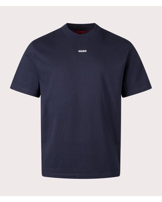 HUGO Blue Relaxed Fit Dapolino T-shirt for men