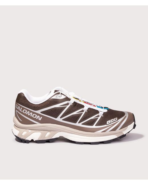 Salomon Brown Xt-6 Sneakers for men