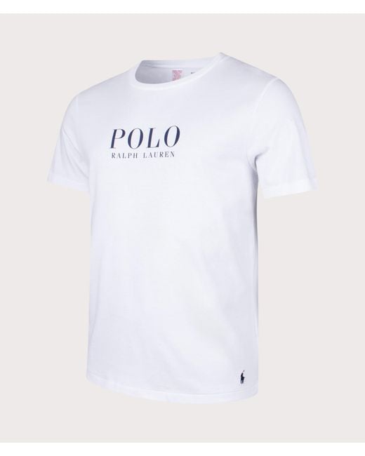 Polo Ralph Lauren White Lightweight Crew Neck T-Shirt for men
