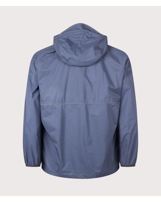 And Wander Blue Regular Fit Pertex Wind Jacket for men
