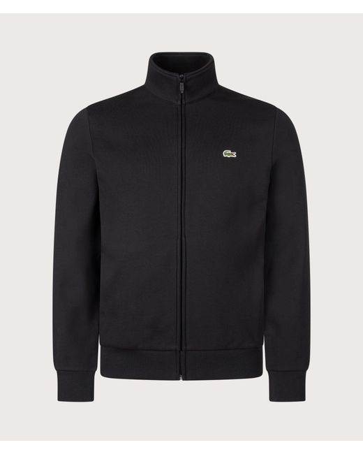 Lacoste Black Regular Fit Zip Through Sweatshirt for men