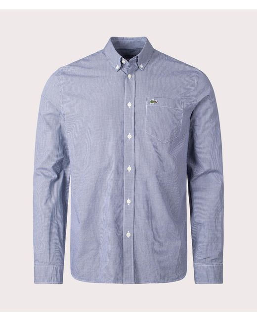Lacoste Blue Premium Cotton Shirt for men