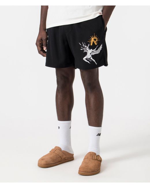 Represent Black Icarus Shorts for men