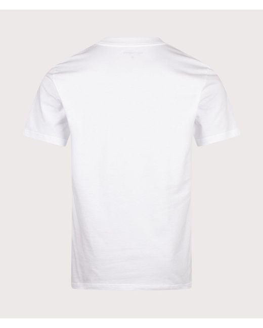 Carhartt White Regular Fit Heart T-Shirt for men