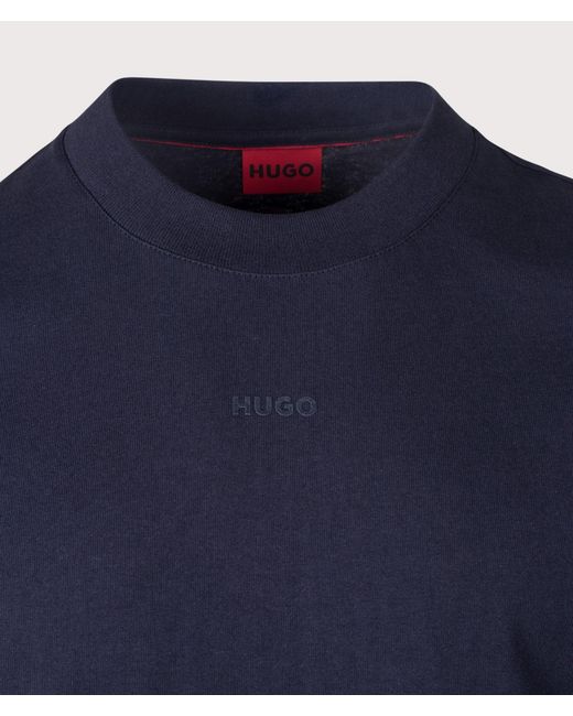 HUGO Blue Relaxed Fit Dapolino T-Shirt for men