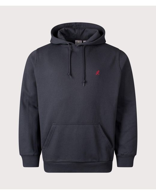 Gramicci Blue One Point Hoodie for men