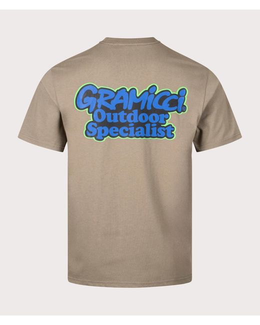 Gramicci Brown Outdoor Specialist T-shirt for men