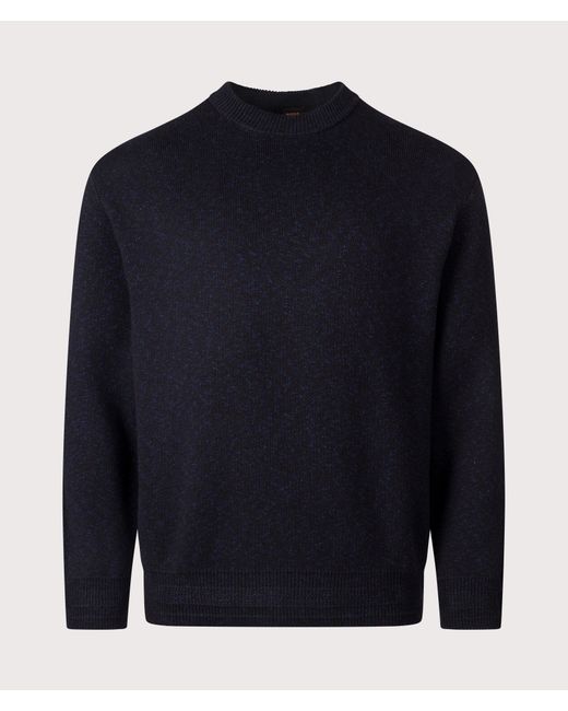 Boss Blue Regular Fit Kokoage Knitted Jumper for men