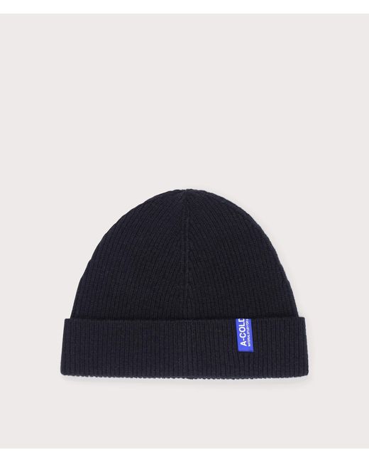 A_COLD_WALL* Blue Ribbed Structure Beanie for men