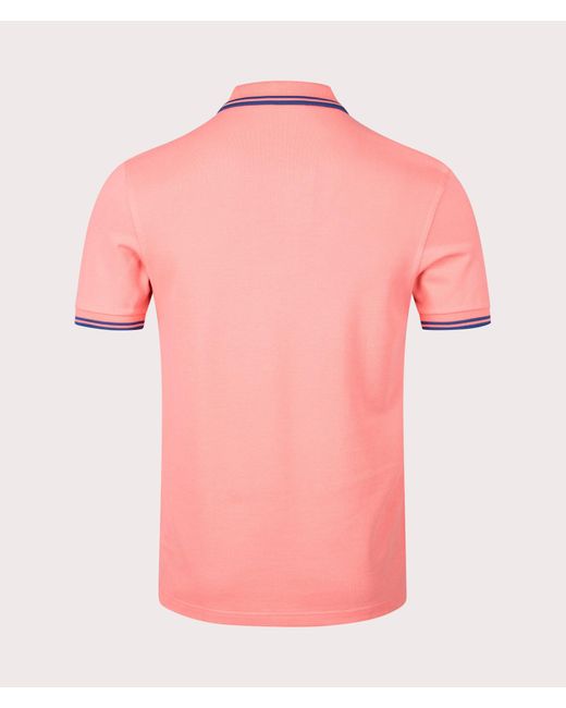 Fred Perry Pink Twin Tipped Shirt for men
