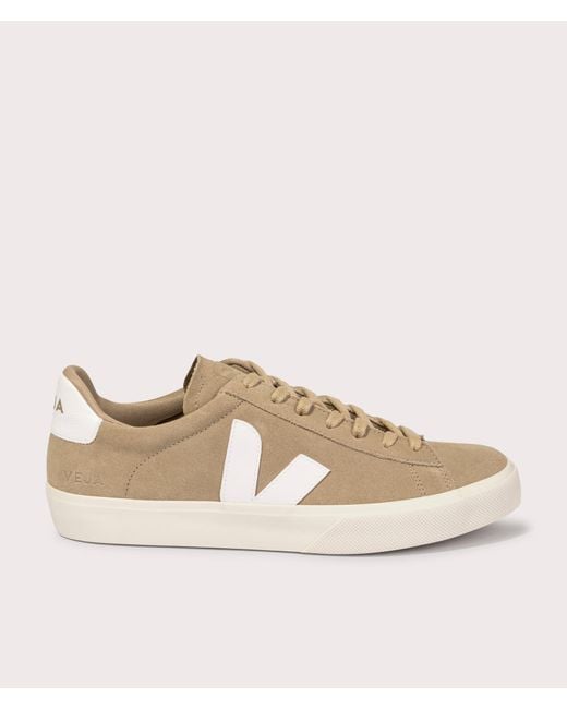 Veja Natural Campo Suede Trainers for men