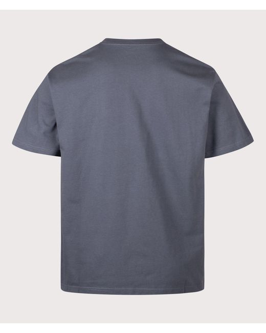 Carhartt Blue Loose Fit Chase T-Shirt for men