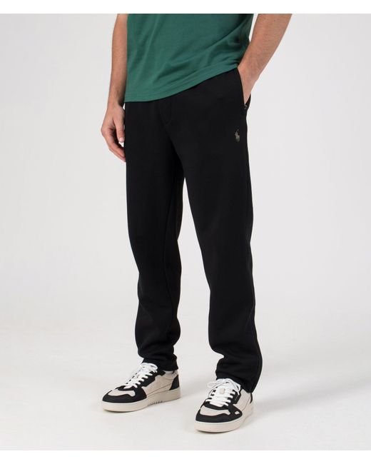 Polo Ralph Lauren Black Regular Fit Double Knit Joggers for men