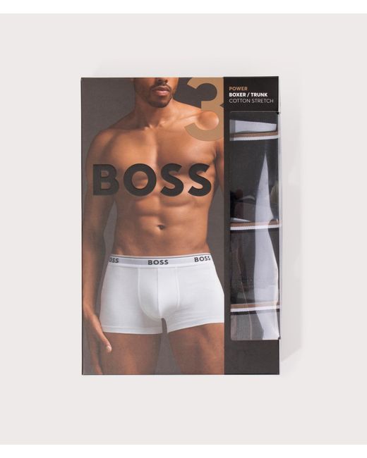Boss Black 3 Pack Regular Fit Power Trunks for men