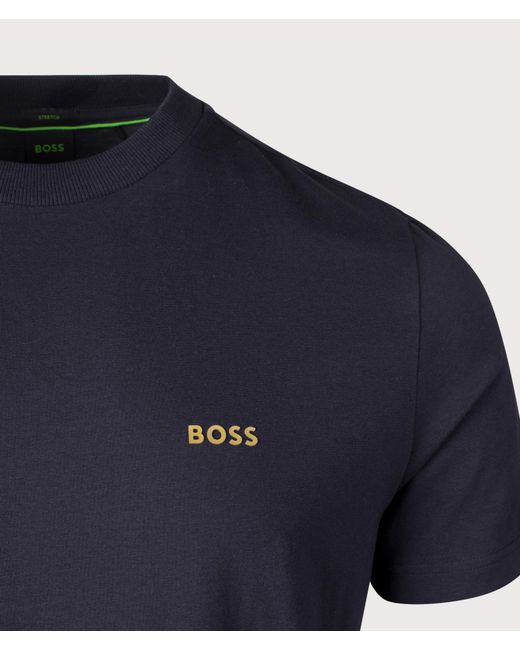 Boss Blue Regular Fit Crew Neck Tee T-Shirt for men