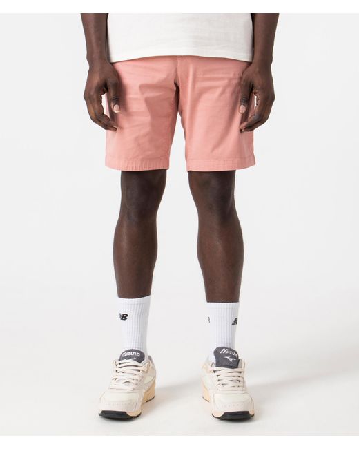 Boss Pink Slim Fit Chino Shorts for men