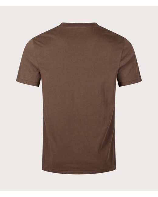 Polo Ralph Lauren Brown Custom Slim Fit Jersey T-Shirt for men