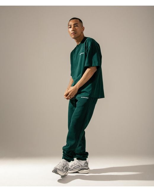 MKI Miyuki-Zoku Green Oversized Uniform T-Shirt for men