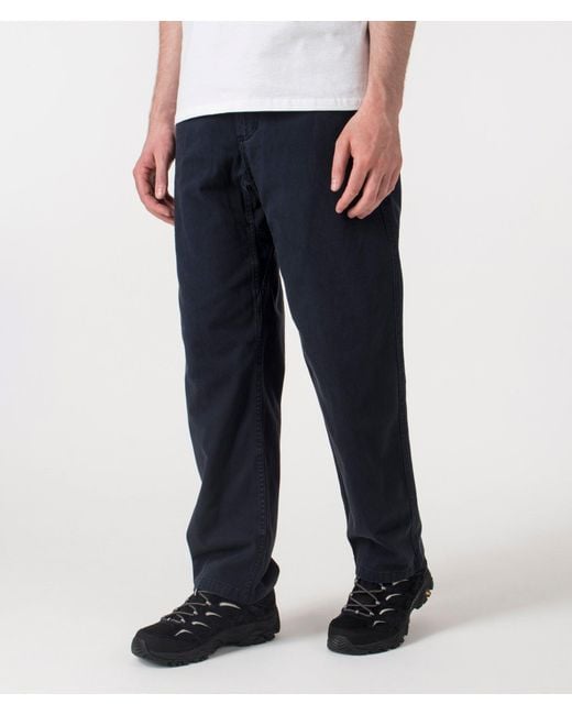 Gramicci Blue Straight Fit Pants for men