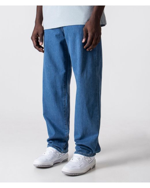 Stan Ray Blue Relaxed Fit 90's Baggy 5 Jeans for men