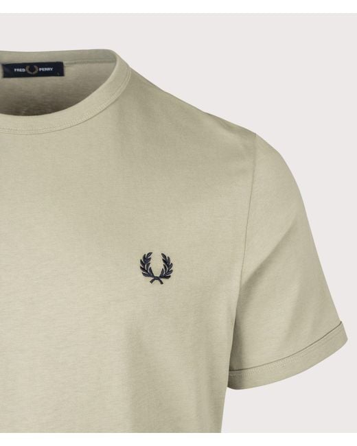 Fred Perry Natural Regular Fit Ringer T-Shirt for men