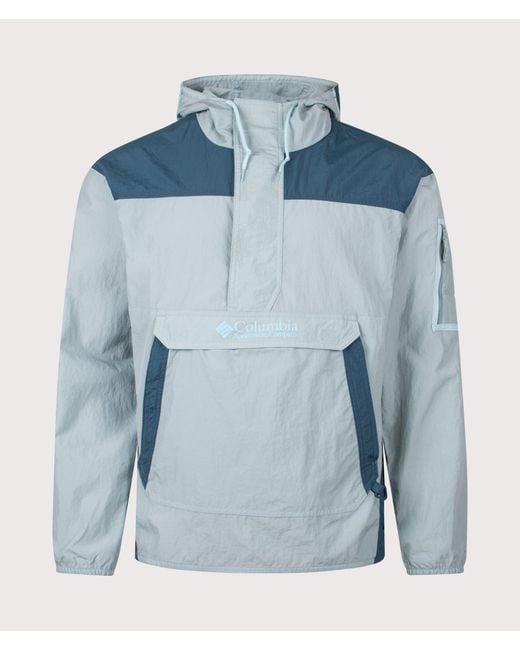 Columbia Blue Challenger Windbreaker Anorak for men