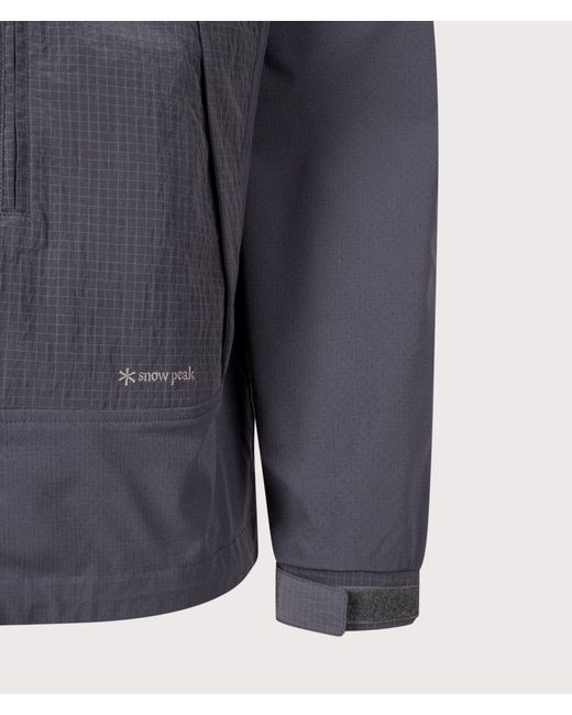 Snow Peak Blue Insect Shield Jacket for men