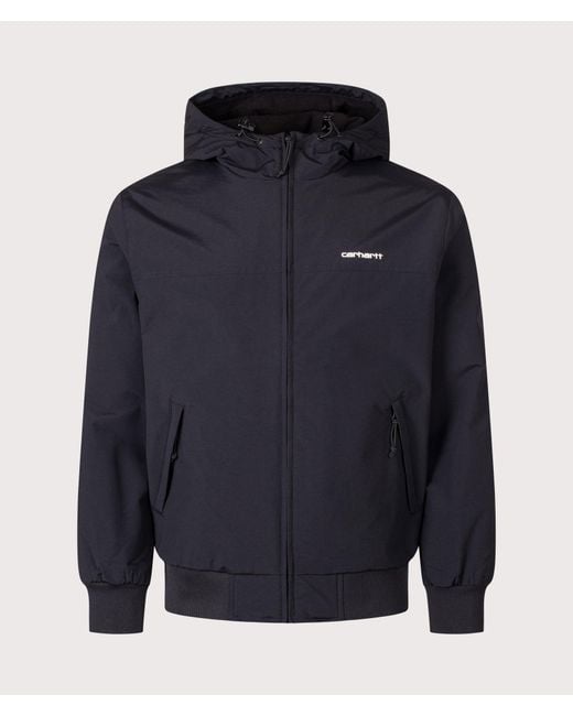 Carhartt Blue Regular Fit Hooded Sail Jacket for men
