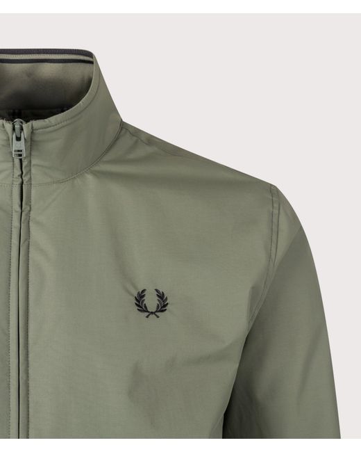 Fred Perry Green Regular Fit The Brentham Jacket for men
