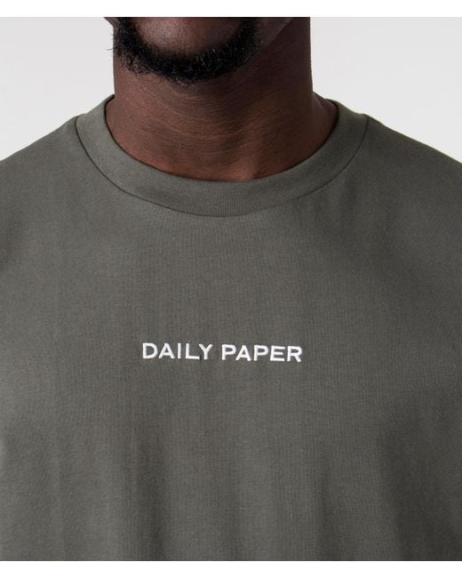 Daily Paper Gray Logotype T-shirt for men