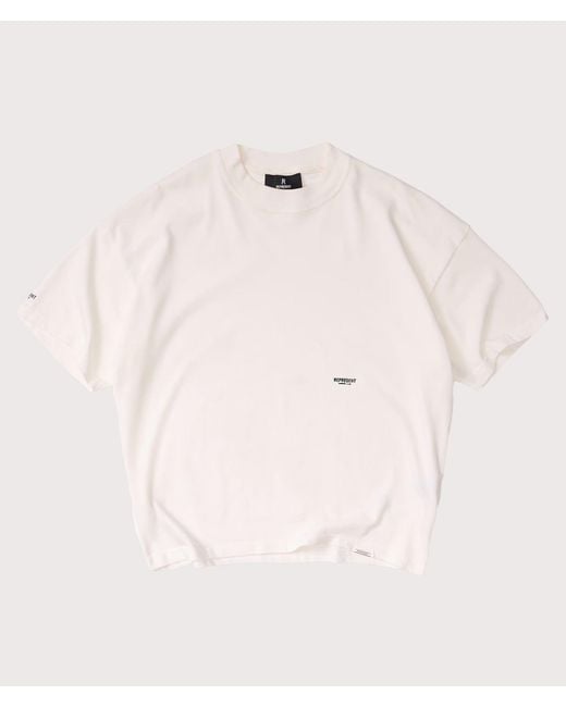 Represent White Oversized Micro Owners Club T-Shirt for men