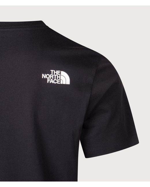 The North Face Blue Regular Fit Evolution Box Half Dome T-Shirt for men