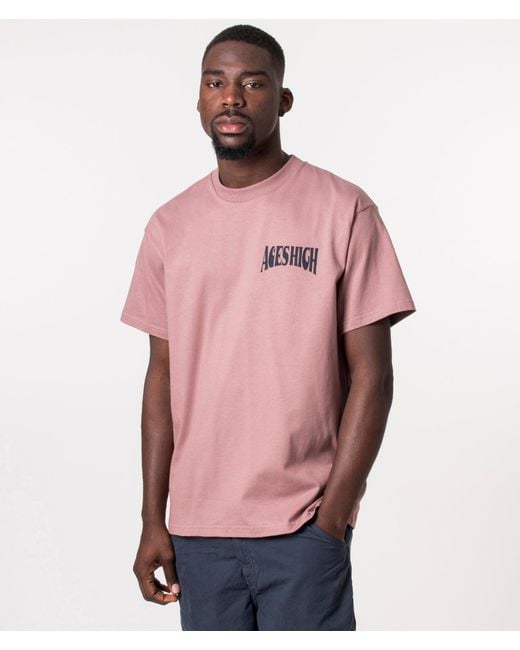 Carhartt pink cheap t shirt