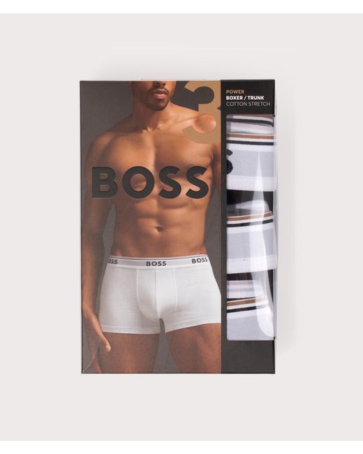 Boss Black 3 Pack Regular Fit Power Trunks for men