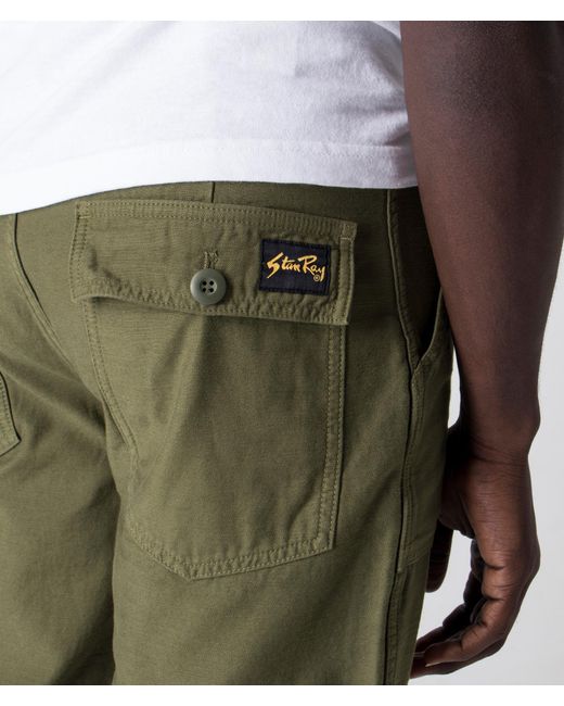 Stan Ray Green Relaxed Fit Fatigue Pants for men