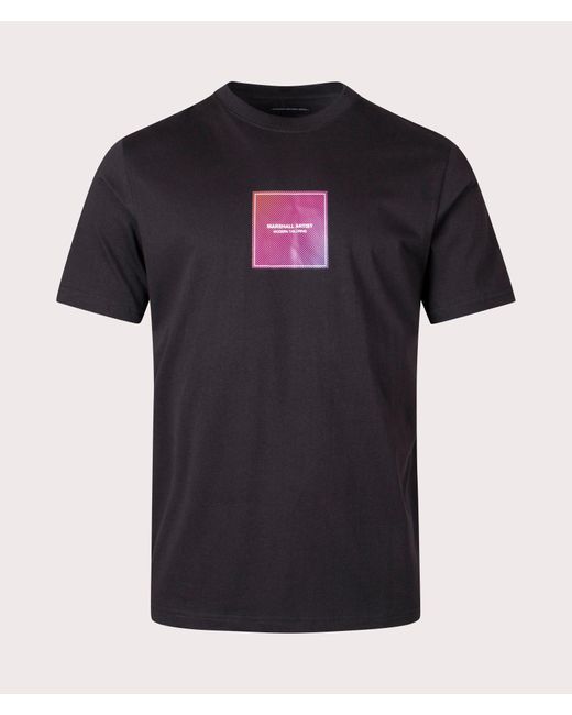 Marshall Artist Black Linear Box T-shirt for men