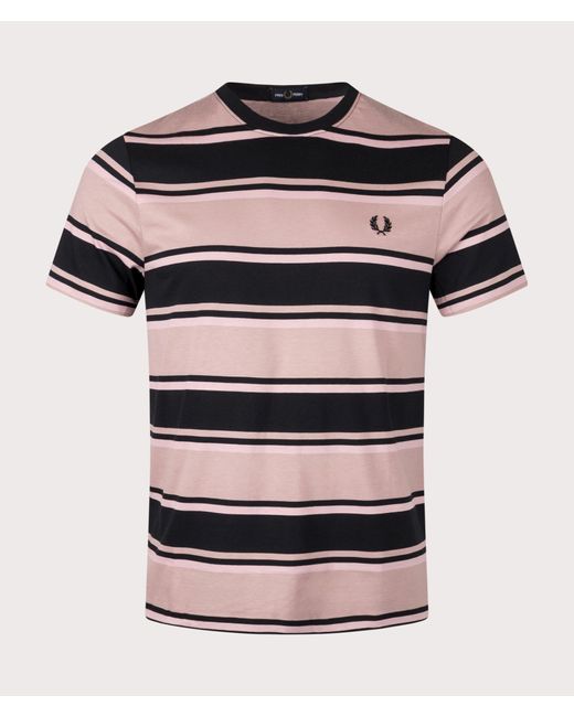Fred Perry Blue Bold Stripe T-shirt for men