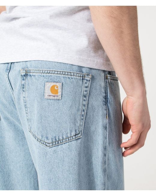 Carhartt Blue Loose Tapered Fit Landon Jeans for men