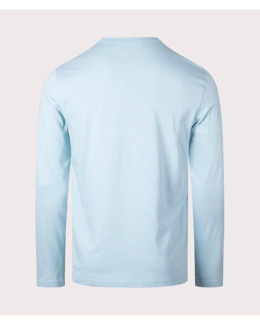 Belstaff Blue Long Sleeved T-shirt for men