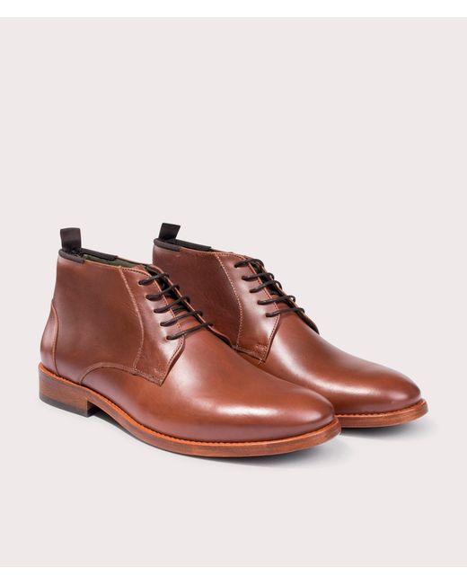 Barbour Brown Benwell Chukka Boots for men