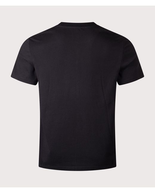 A.P.C. Black Vignette Apc T-Shirt for men