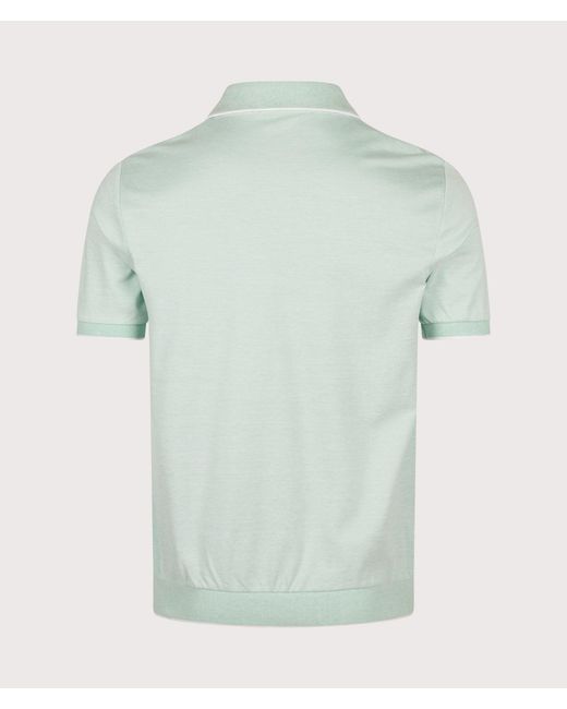 Polo Ralph Lauren Green Jacquard Mesh Polo Shirt for men