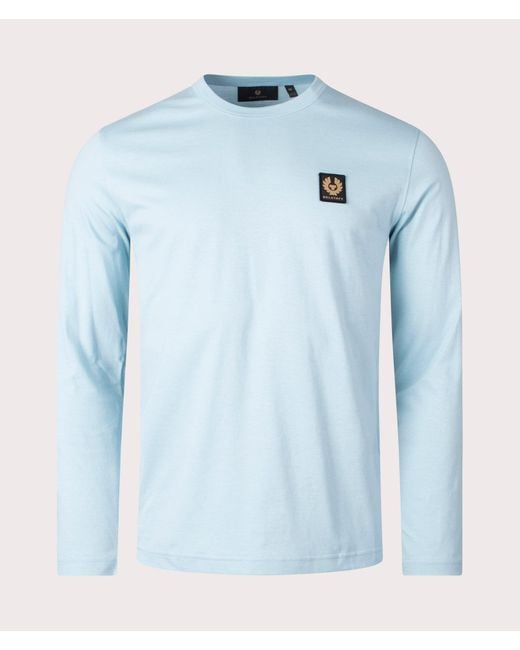 Belstaff Blue Long Sleeved T-shirt for men