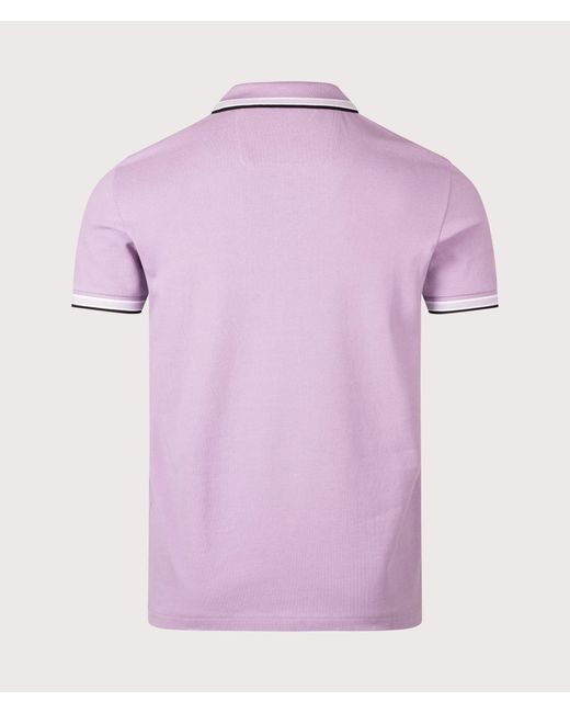 Boss Pink Regular Fit Paddy Polo Shirt for men